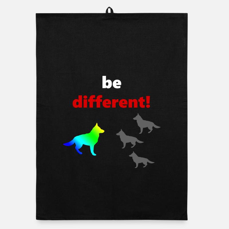 tolle Hundesprüche, Be Different Organic Geschirrtuch