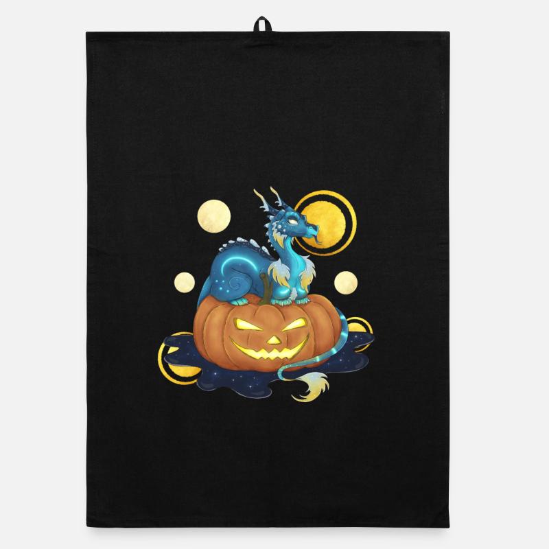 Süßes oder Saures? Dragon Guardian von Jack O'Lantern Organic Geschirrtuch