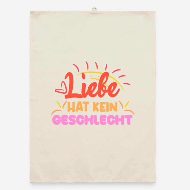 Gleichgeschlechtliche Ehe Liebe Lgbt Statement Organic Geschirrtuch
