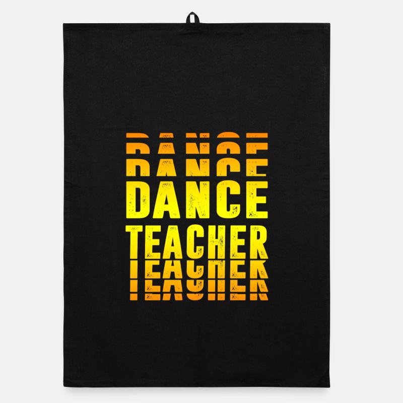 design de professeur de danse Torchon bio