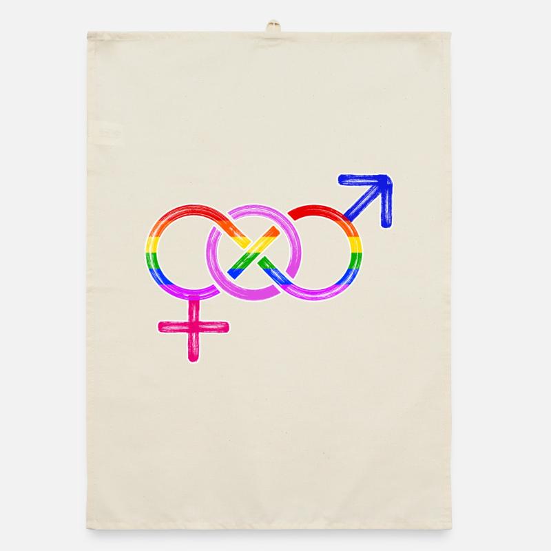 Gleichgeschlechtliche Ehe Regenbogen Lgbt Liebe Organic Geschirrtuch