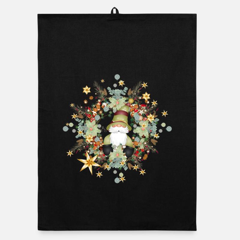 elfe mignon dans le contexte de Noël Torchon bio