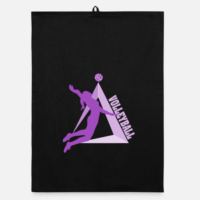 Volleyball Organic dish towel