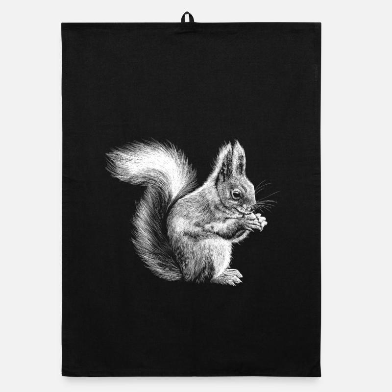 Squirrel Organic dish towel