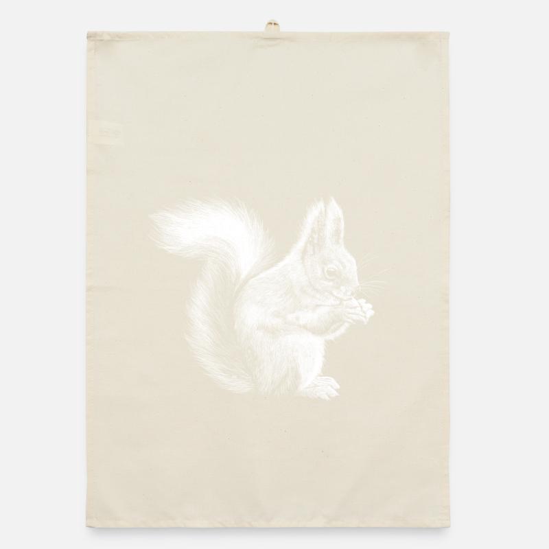 Eichhörnchen Organic Geschirrtuch