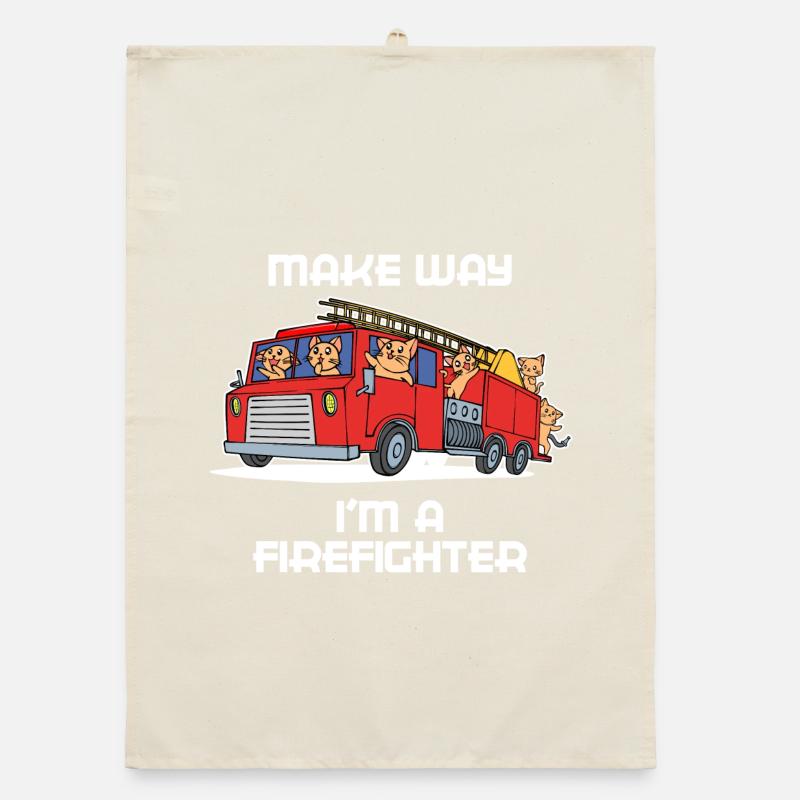 Déclaration de pompiers Pompiers Pompiers professionnels Torchon bio