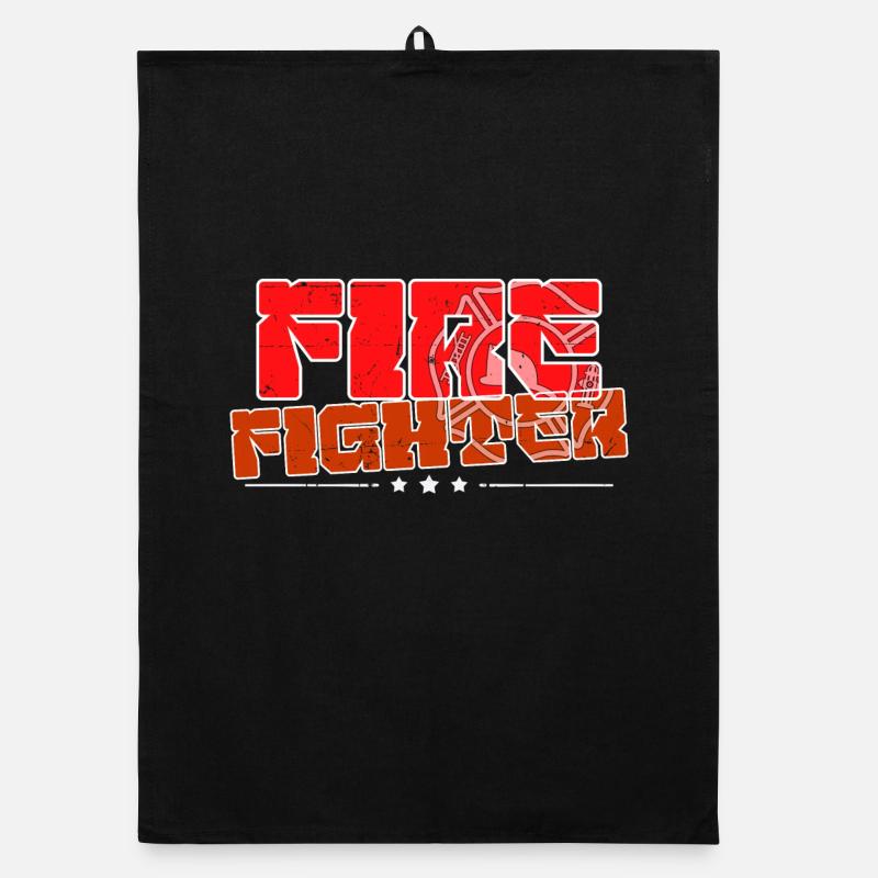 Professional fire brigade slogan fire protection fire brigade Organic dish towel