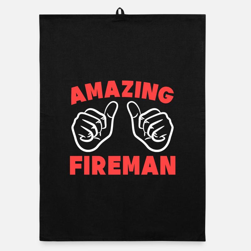 Pompiers Pompiers professionnels Déclaration Pompier Torchon bio