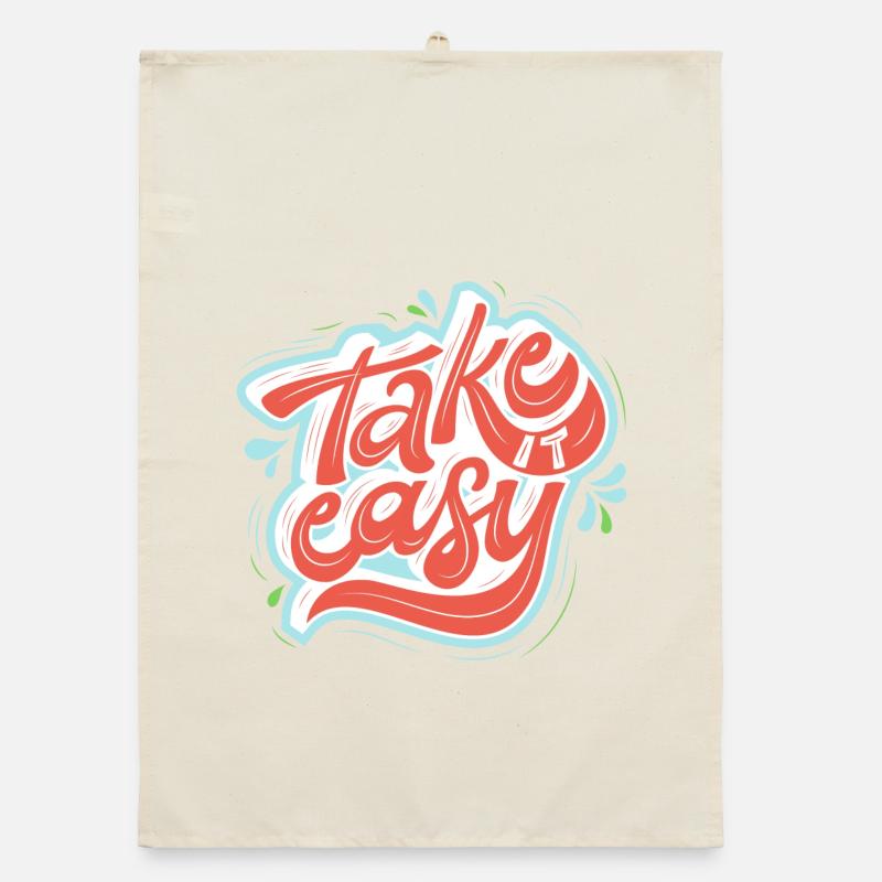 Take it easy Organic dish towel