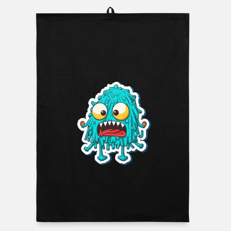 Spaghetti-Monster Organic Geschirrtuch