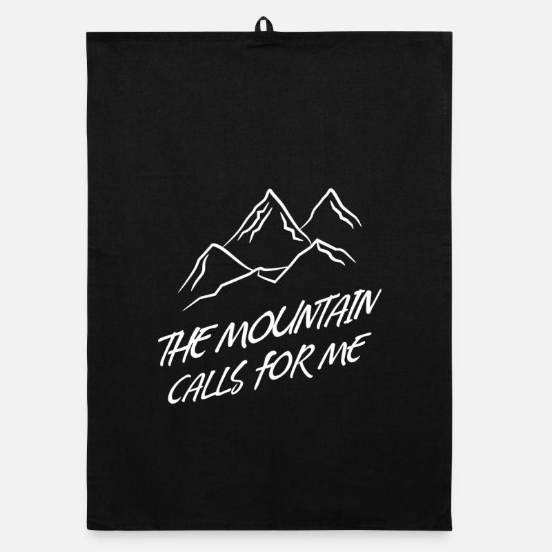 Nature Mountains Mountain Hike Hiking Statement Organic dish towel