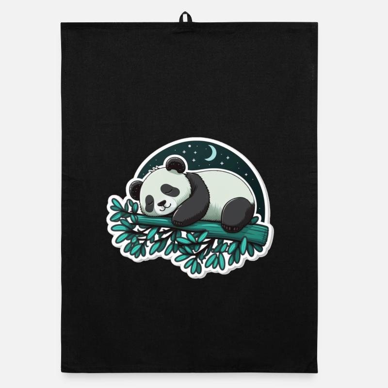 Sleeping Panda Organic Geschirrtuch
