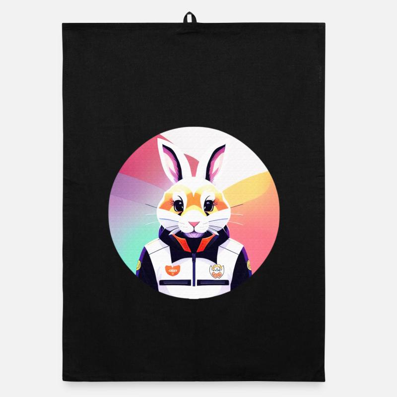 Bunny, Rabbit, Easter Bunny Organic dish towel