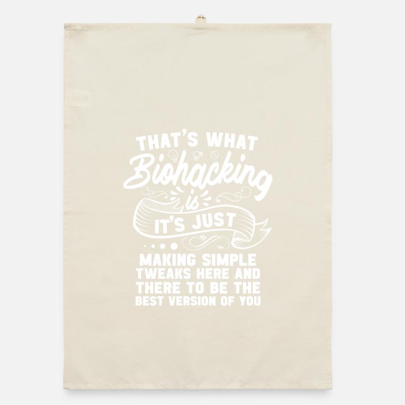 Biohacking performance sport design Organic dish towel