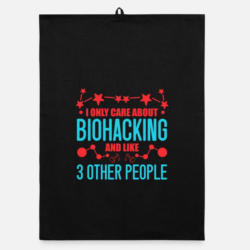 Design de biohacking amusant Torchon bio