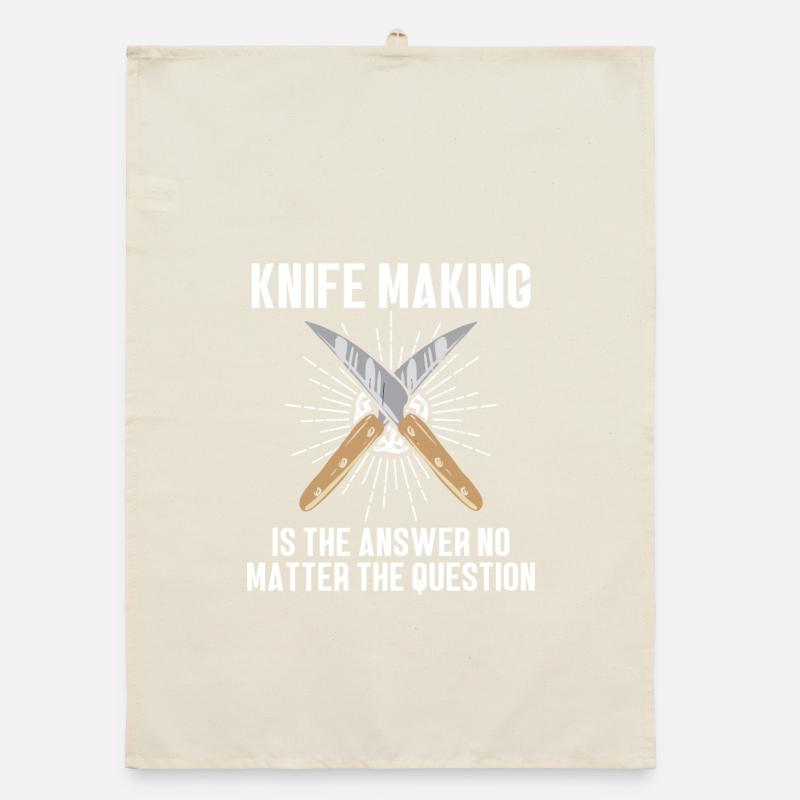 Fabrication de couteaux Conception de couteaux Torchon bio