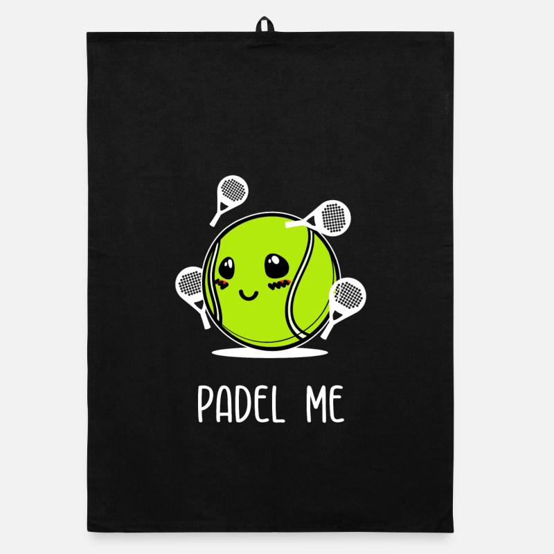 Balls Statement Player Padel Tennis Racket Organic dish towel