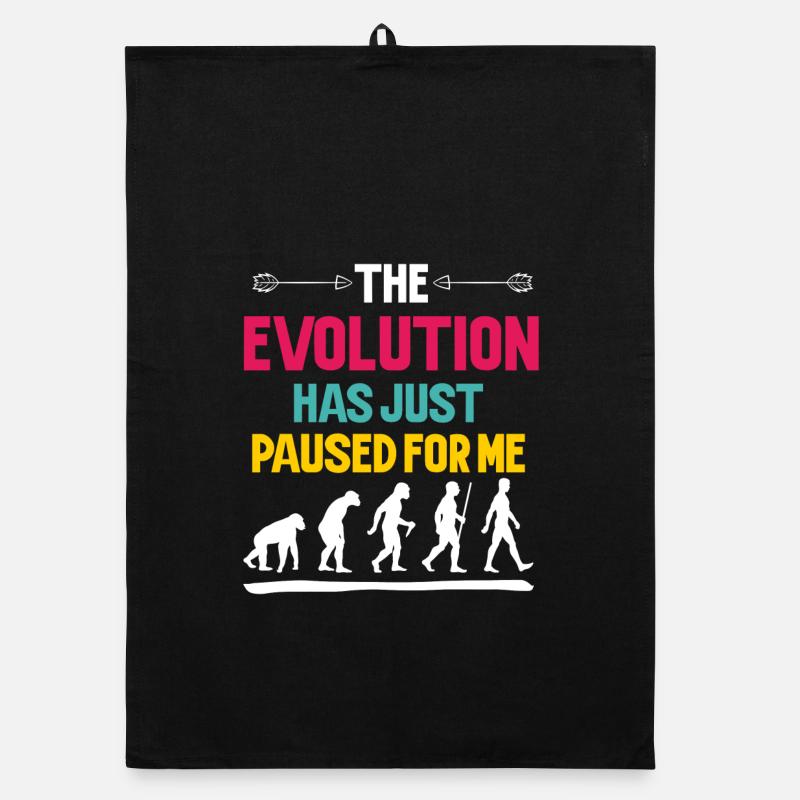 The Evolution Has Just Paused For Me Organic dish towel