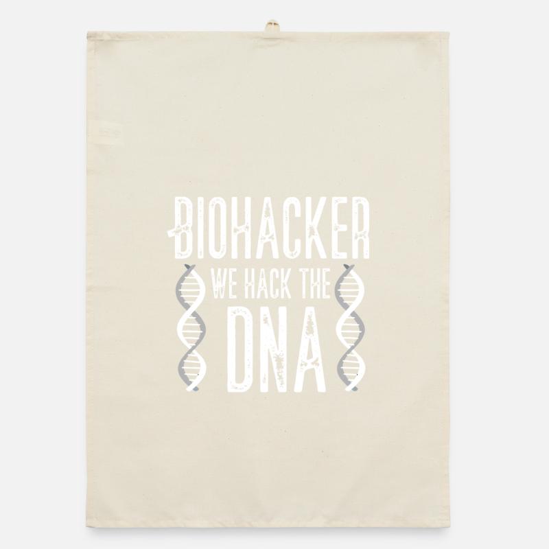 Biohacker wir hacken die DNA Organic Geschirrtuch
