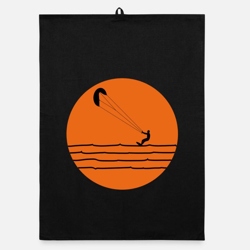 Kitesurfing Organic dish towel