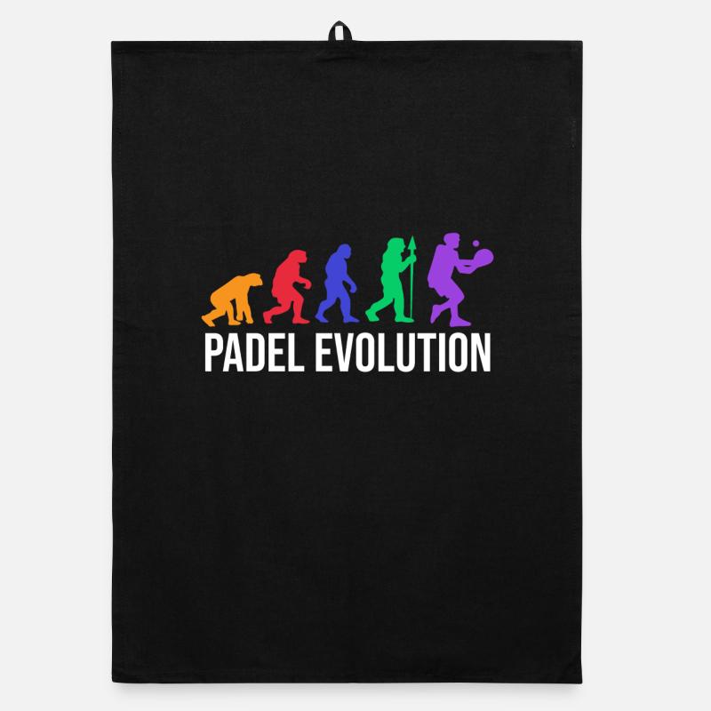 Padel Evolution Spieler Padelteam Statement Sport Organic Geschirrtuch