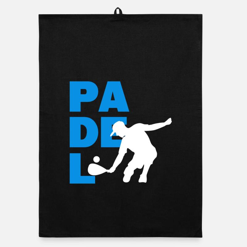 Padel Training Sport Ball Racket Player Organic dish towel