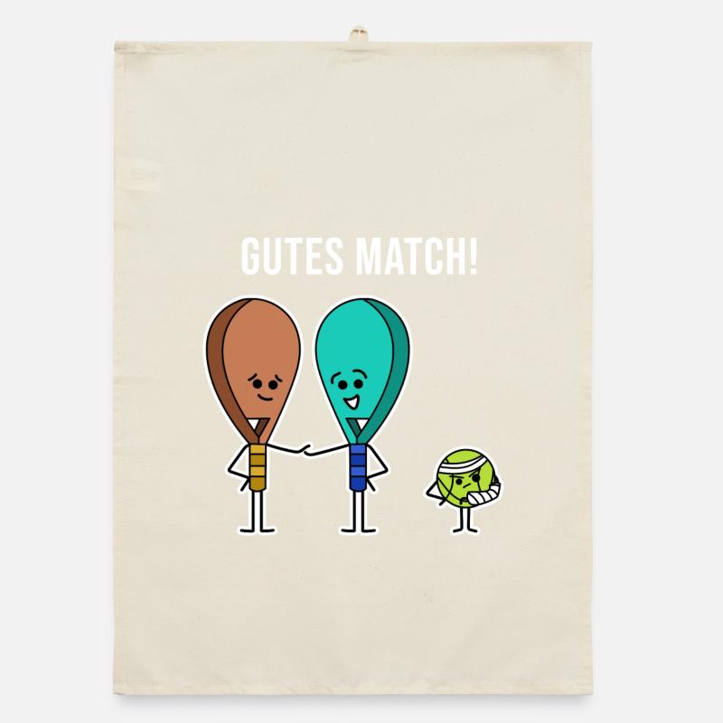 Padelteam Training Statement Padel Bälle Schläger Organic Geschirrtuch