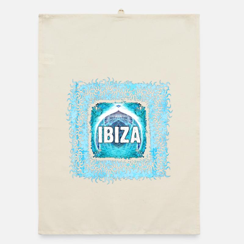 Ibiza Electronics Art Design Organic dish towel