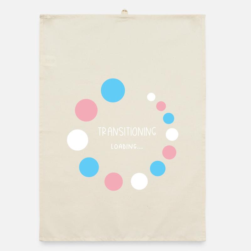 Pride Month - Transitioning... Loading Organic dish towel