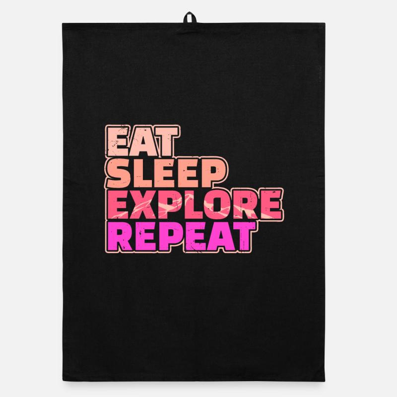 Déclaration de randonnée alpiniste Torchon bio