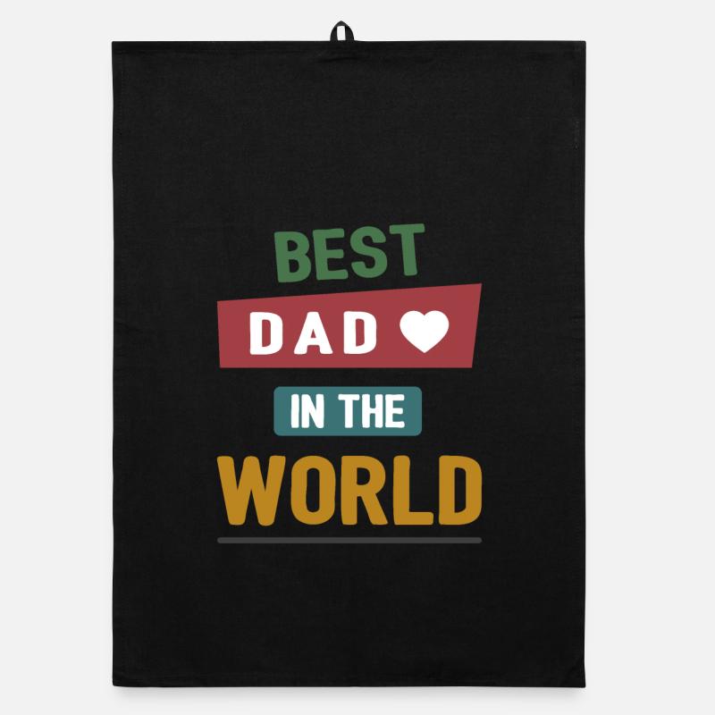 Bester Vater der Welt Organic Geschirrtuch