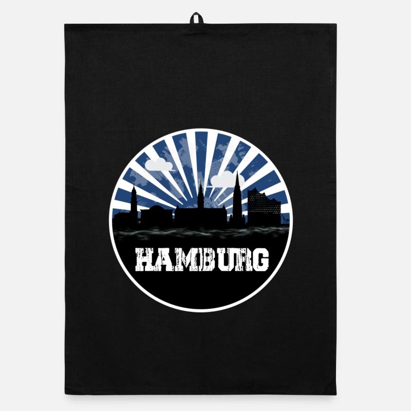 Hambourg Home Game Skyline Torchon bio