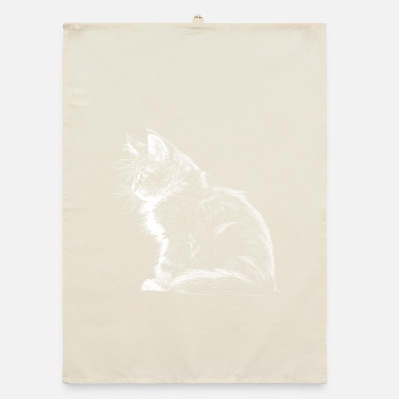 Kitten Organic dish towel