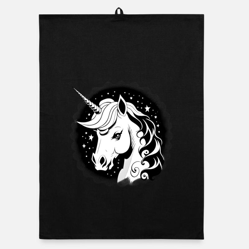 Licorne gothique Torchon bio