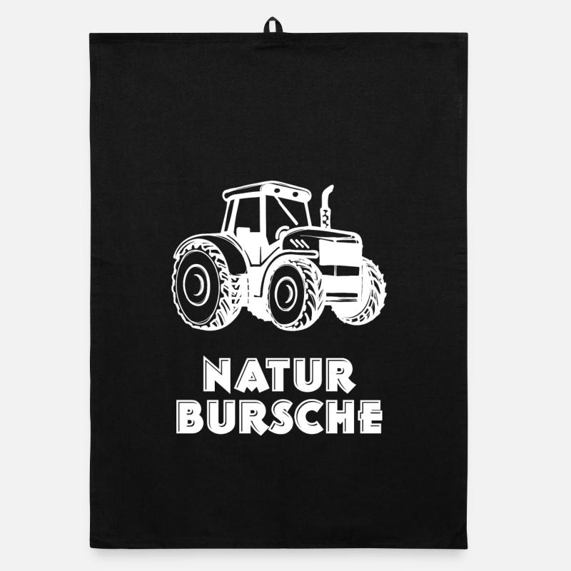 Landleben Statement Traktor Biobauer Landmaschinen Organic Geschirrtuch