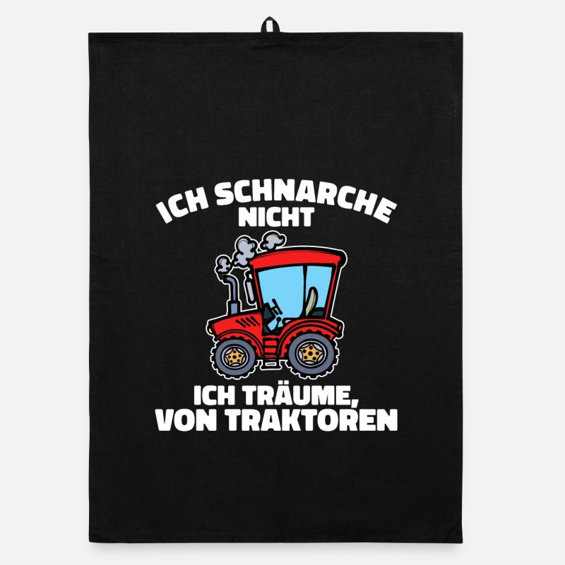 Biobauer Kraftfahrzeug Schlepper Traktor Statement Organic Geschirrtuch