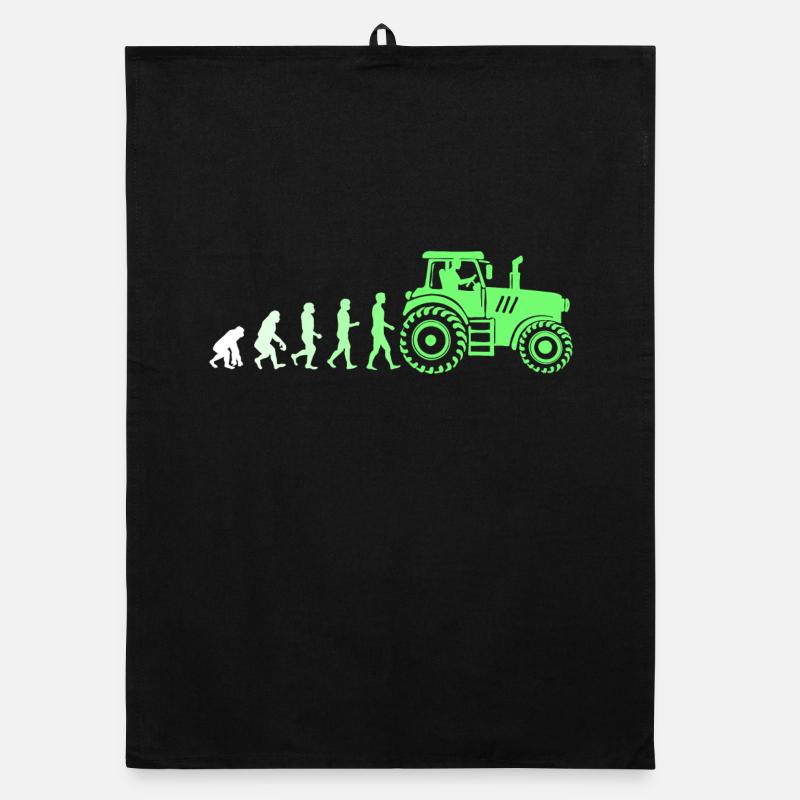 Nutzfahrzeug Traktor Evolution Fahrzeug Bauer Feld Organic Geschirrtuch