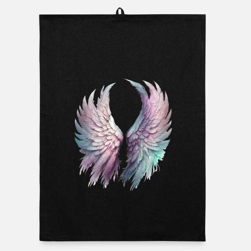 Ailes Pastel Éthéré Torchon bio