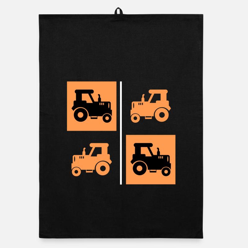 Ackerbau Landwirtschaft Schlepper Traktor Bauer Organic Geschirrtuch