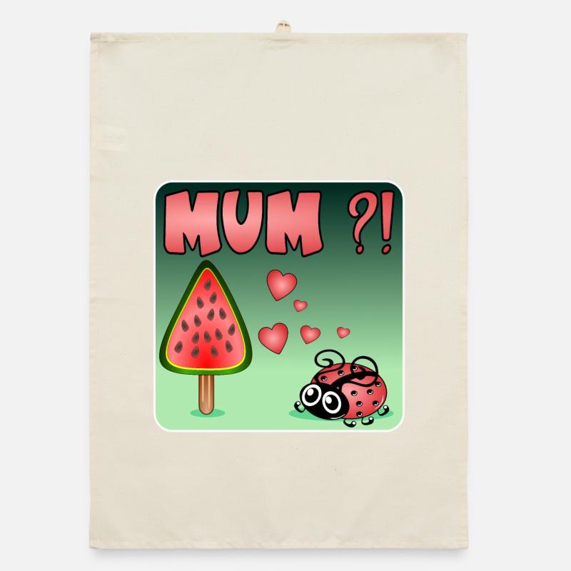 Watermelon BUG Organic dish towel