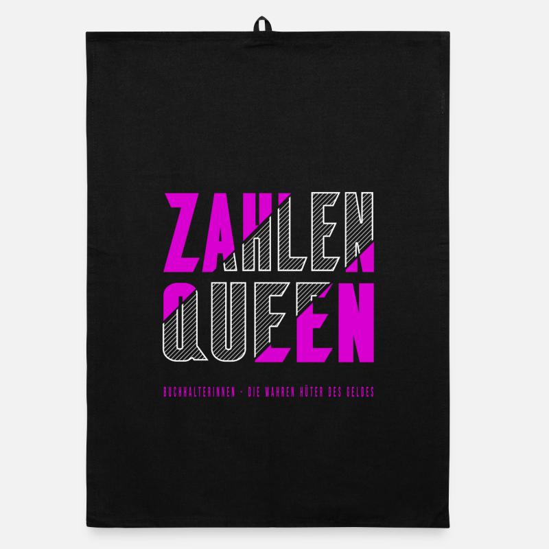 Zahlen Queen Organic Geschirrtuch