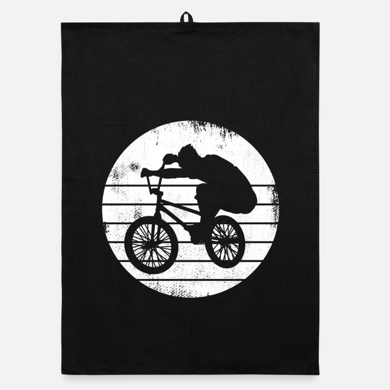 Cycliste BMX Torchon bio