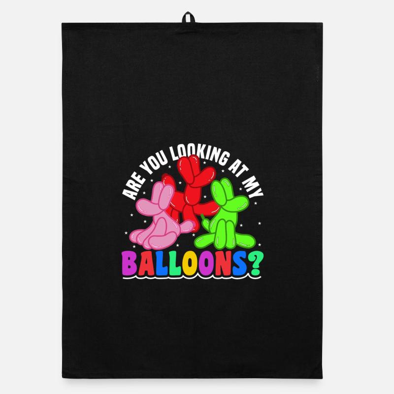 Balloon Twisting Design Organic dish towel