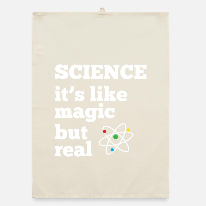 Science - it's like magic but real Organic dish towel