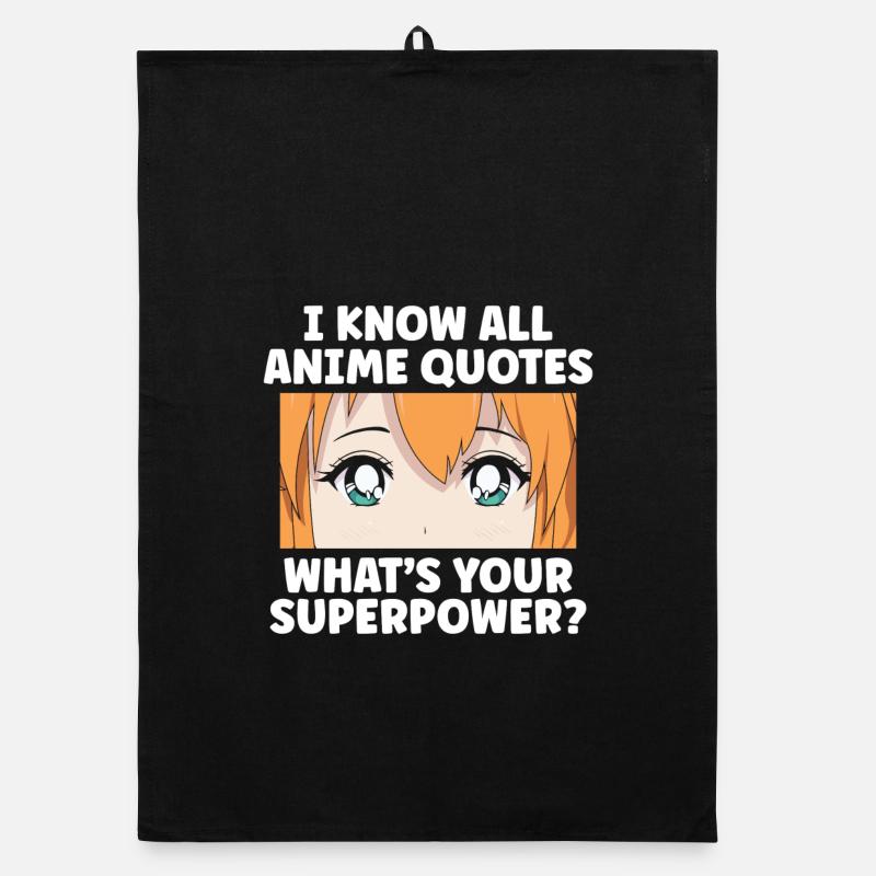 Anime Series Design Organic dish towel