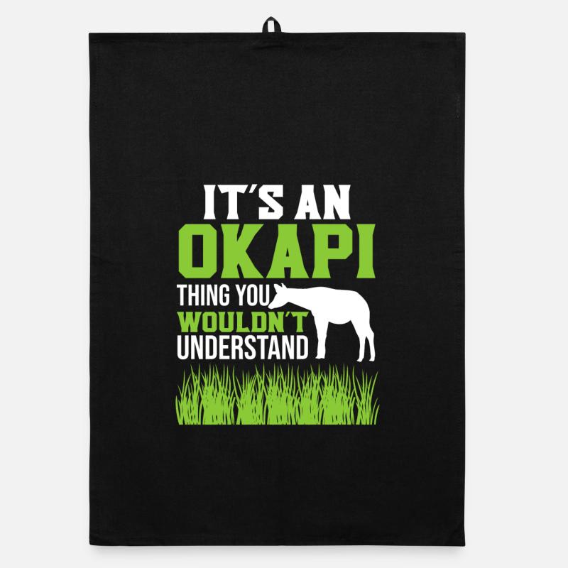 Okapi Zooabenteuer Organic Geschirrtuch