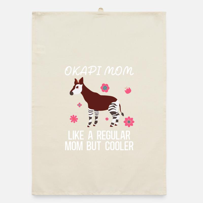 Okapi Wildnis Abenteuer Organic Geschirrtuch