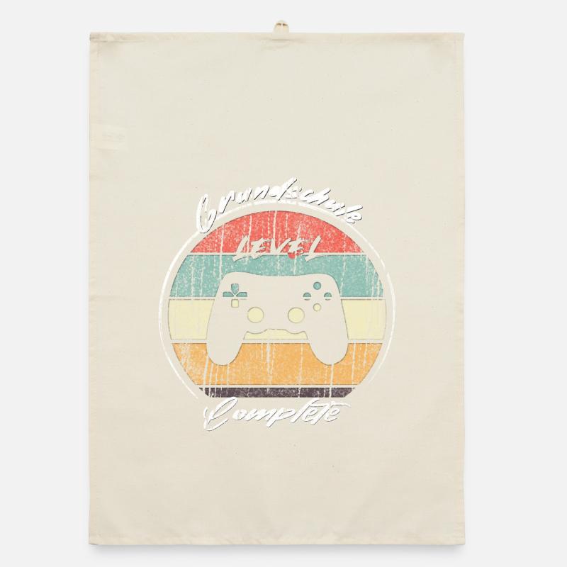 Elementary Level Complete Gamer Organic dish towel