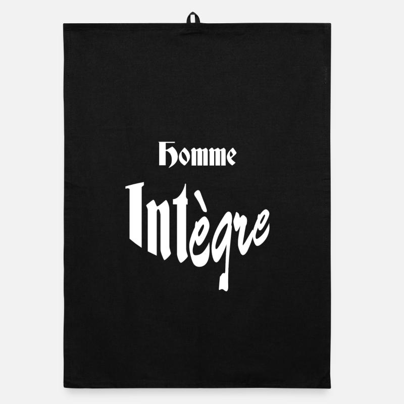 Nouveau projet - Torchon bio - noir