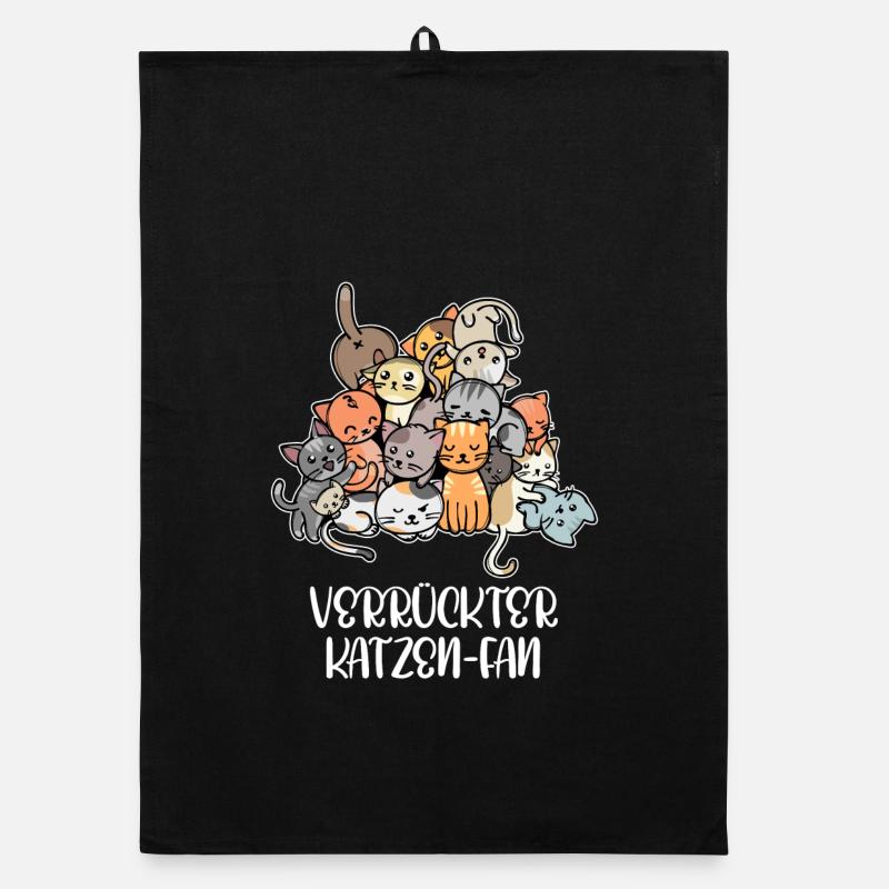 Cat Statement Soft Toy Pets Pet Organic dish towel
